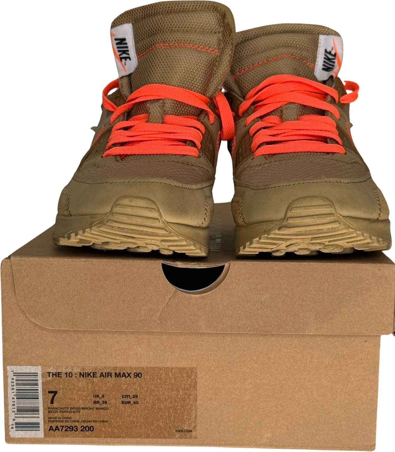 Off-White Desert Ore – Paar mit Kartonetikett